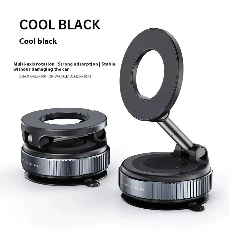 Magnetic Foldable Car Phone Holder (360° Adjustable Mount)