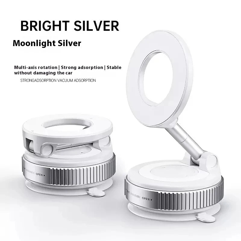 Magnetic Foldable Car Phone Holder (360° Adjustable Mount)
