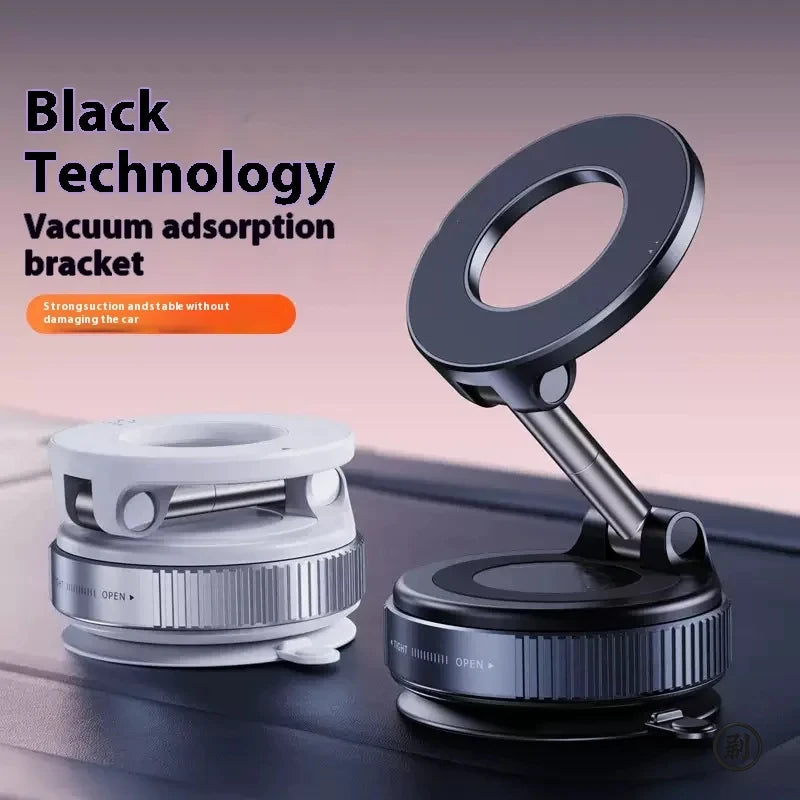 Magnetic Foldable Car Phone Holder (360° Adjustable Mount)